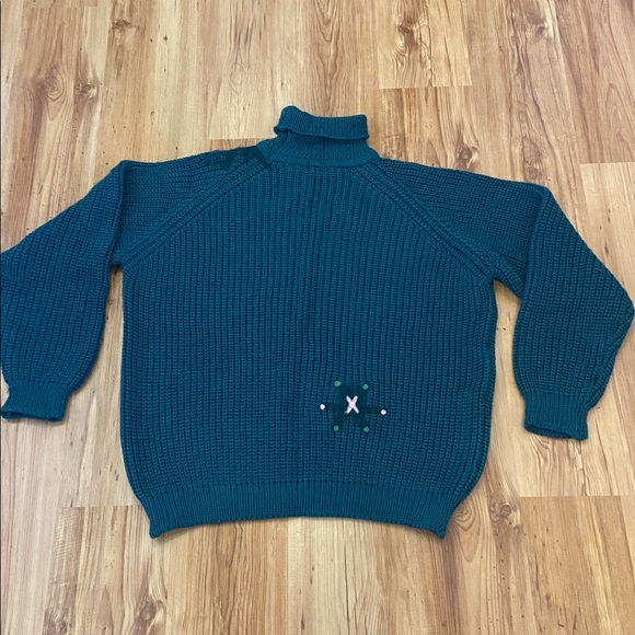 Paul Smith Sweaters - PAUL SMITH restored turtleneck chunky wool sweater XL